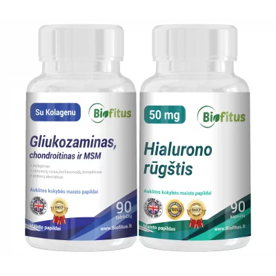 bio gliukozaminas chondroitino