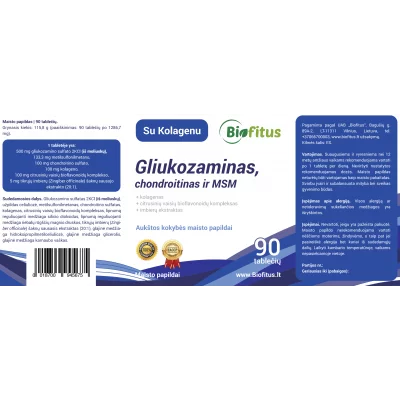 chondroitino ir gliukozamino kaina vaistinėje chondroitinas ir gliukozaminas
