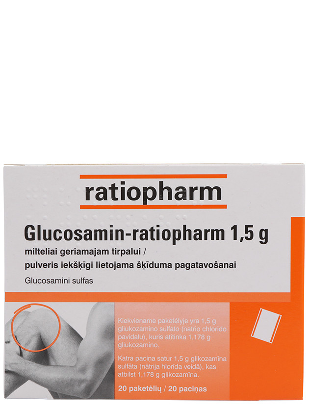 gliukozaminas ratiopharm